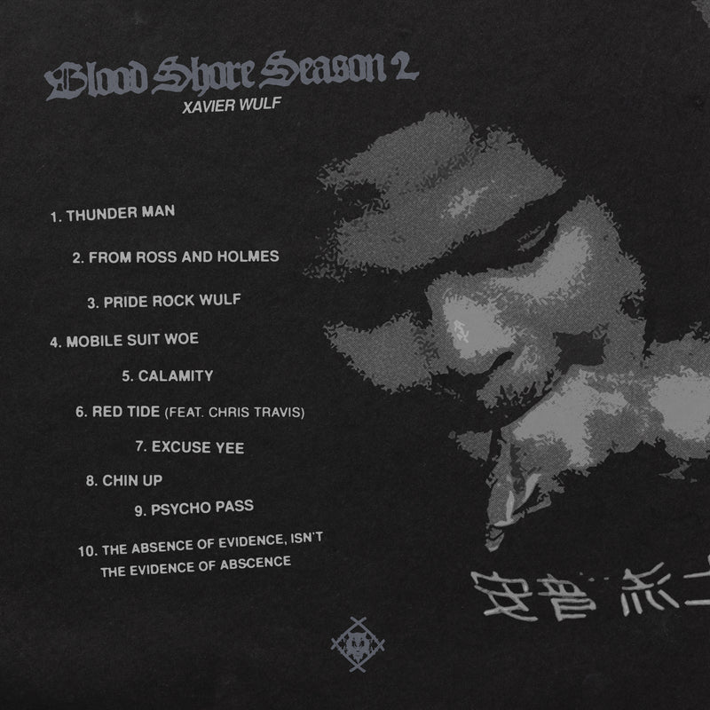 Blood Shore Season 2 Xavier Wulf Vinyl Record LP Back