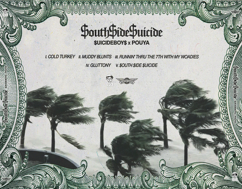 Suicideboys South Side Suicide CD Back
