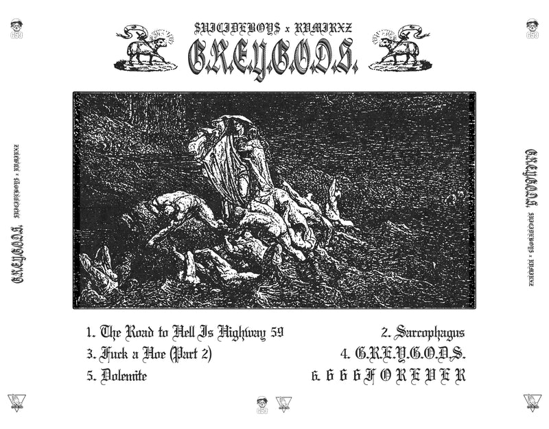 Suicideboys Greygods 1 CD Back