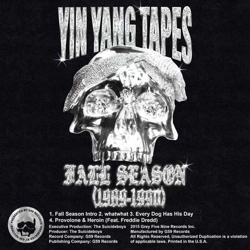 Suicideboys Fall (Yin Yang Tapes) CD Back