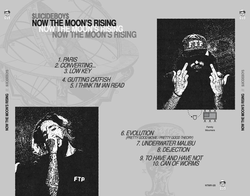 Suicideboys Now The Moons Rising CD Back