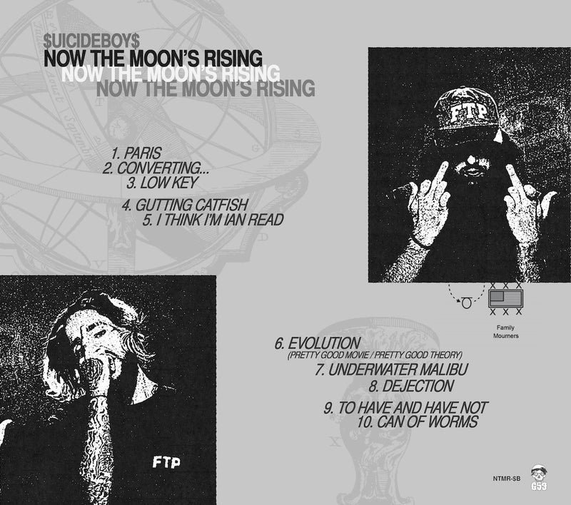 Suicideboys Now The Moons Rising Vinyl Record LP Back