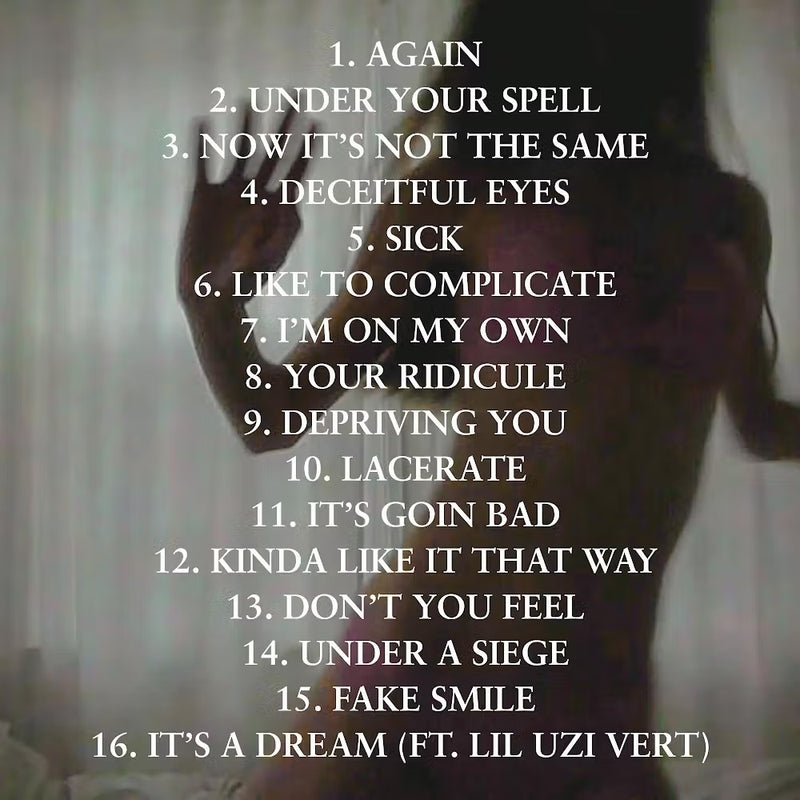 Snow Strippers April Mixtape 3 CD Back