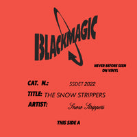 Snow Strippers Self-Titled Vinyl label