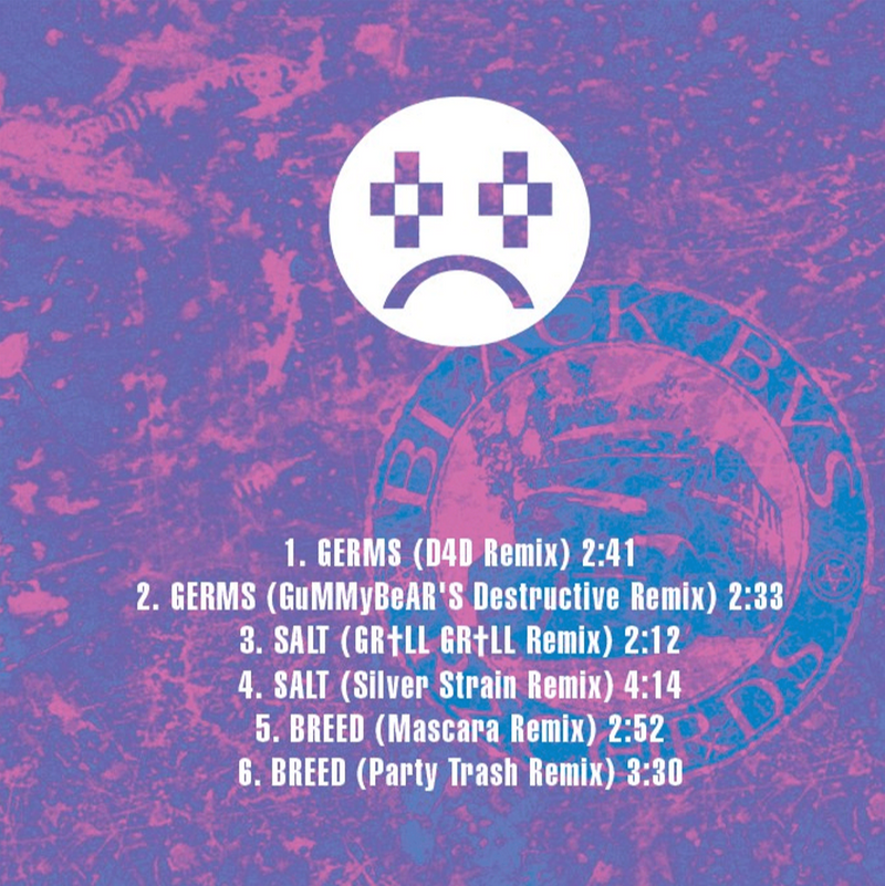 Special Edition Remix EP CRIM3S Vinyl Record LP Back