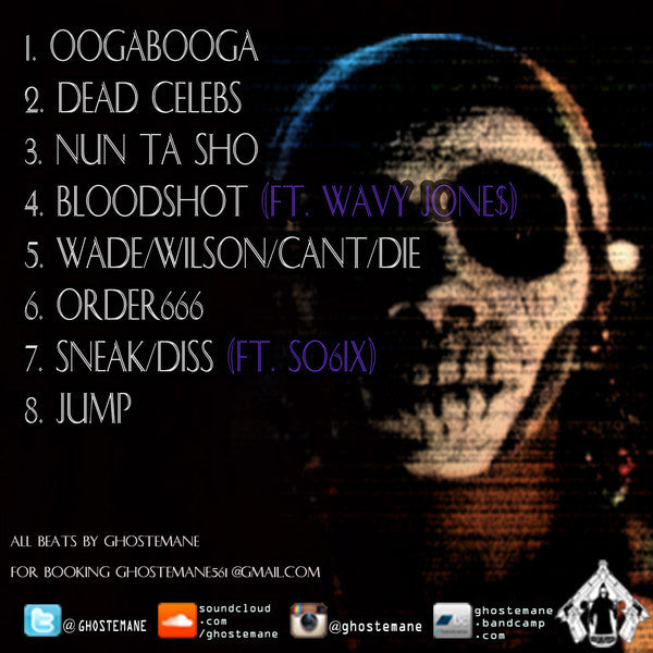 OOGABOOGA Ghostemane Vinyl Record LP Back