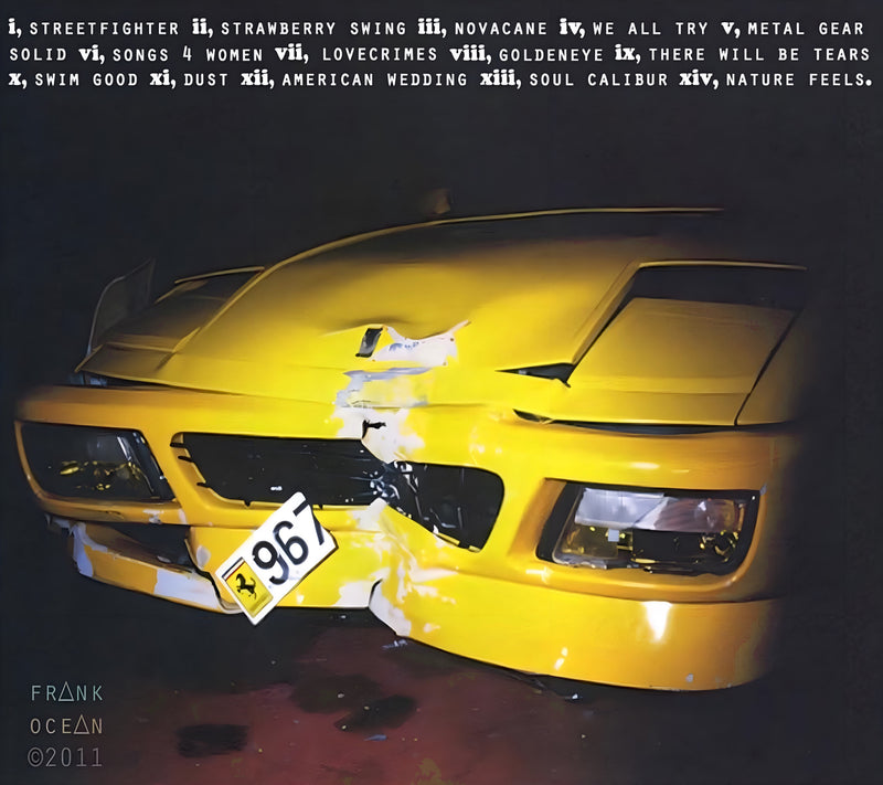 nostalgia, ULTRA - Frank Ocean CD Back