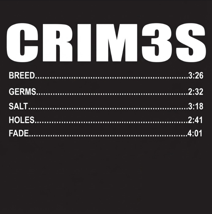 CRIM3S EP CRIM3S CD Back