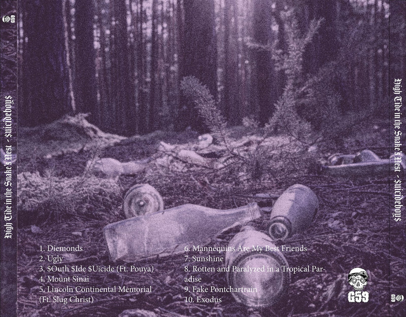 Suicideboys High Tide in the Snakes Nest CD Back