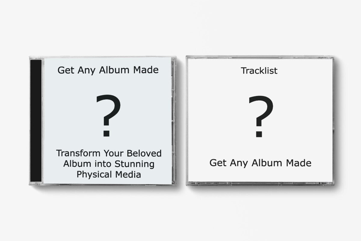 Custom CD of Any Album Personalized CD Made Just for You
