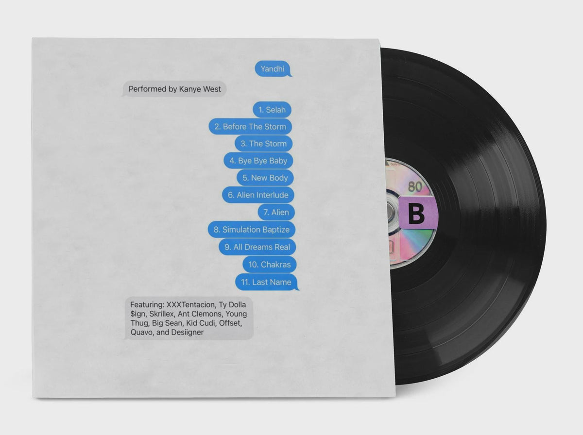 Yandhi Kanye West Vinyl Record LP