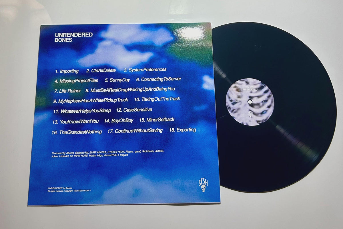 BONES UNRENDERED Vinyl Record LP