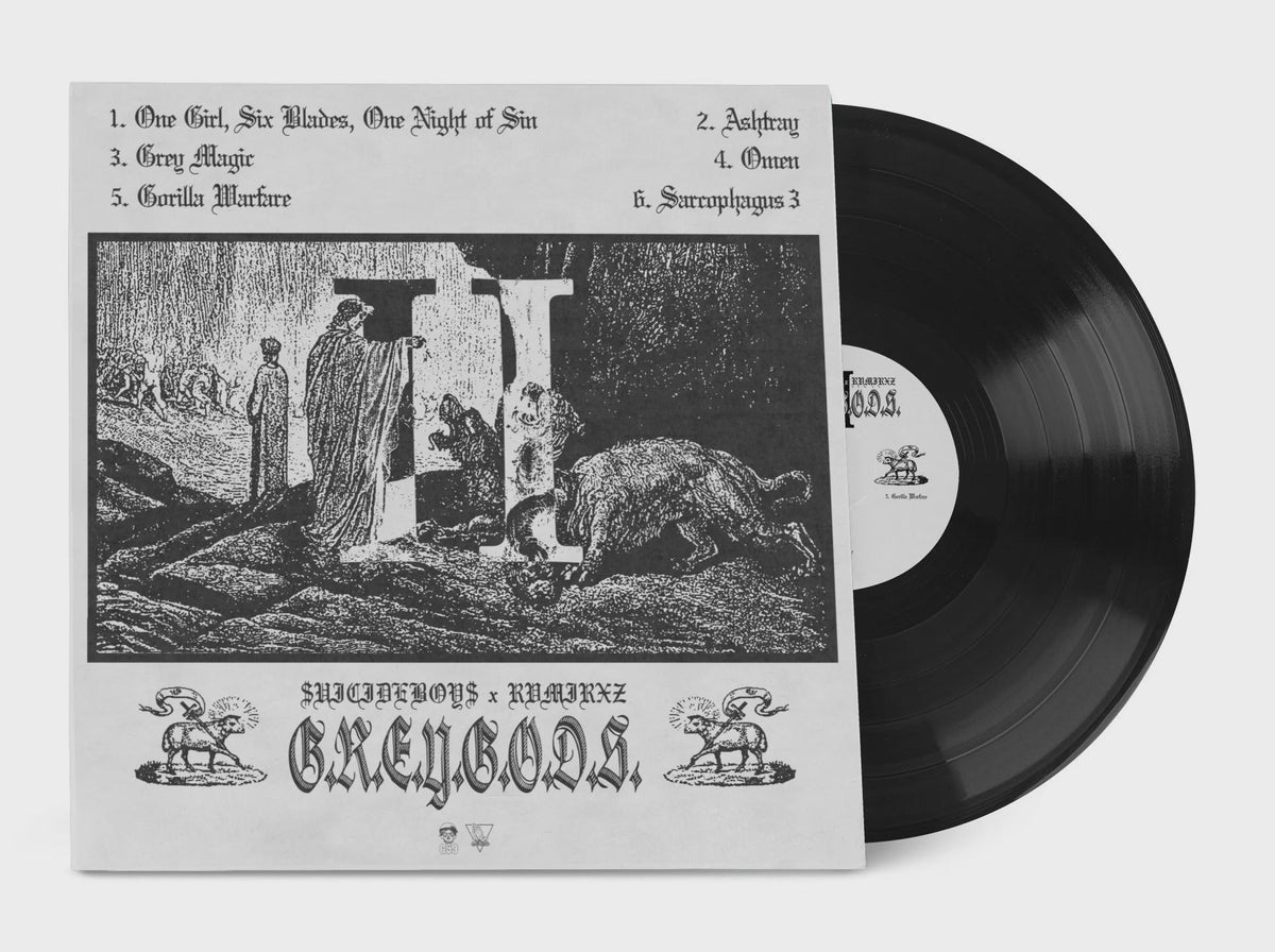 Suicideboys G.R.E.Y.G.O.D.S 2 Vinyl Limited EditionRecord LP
