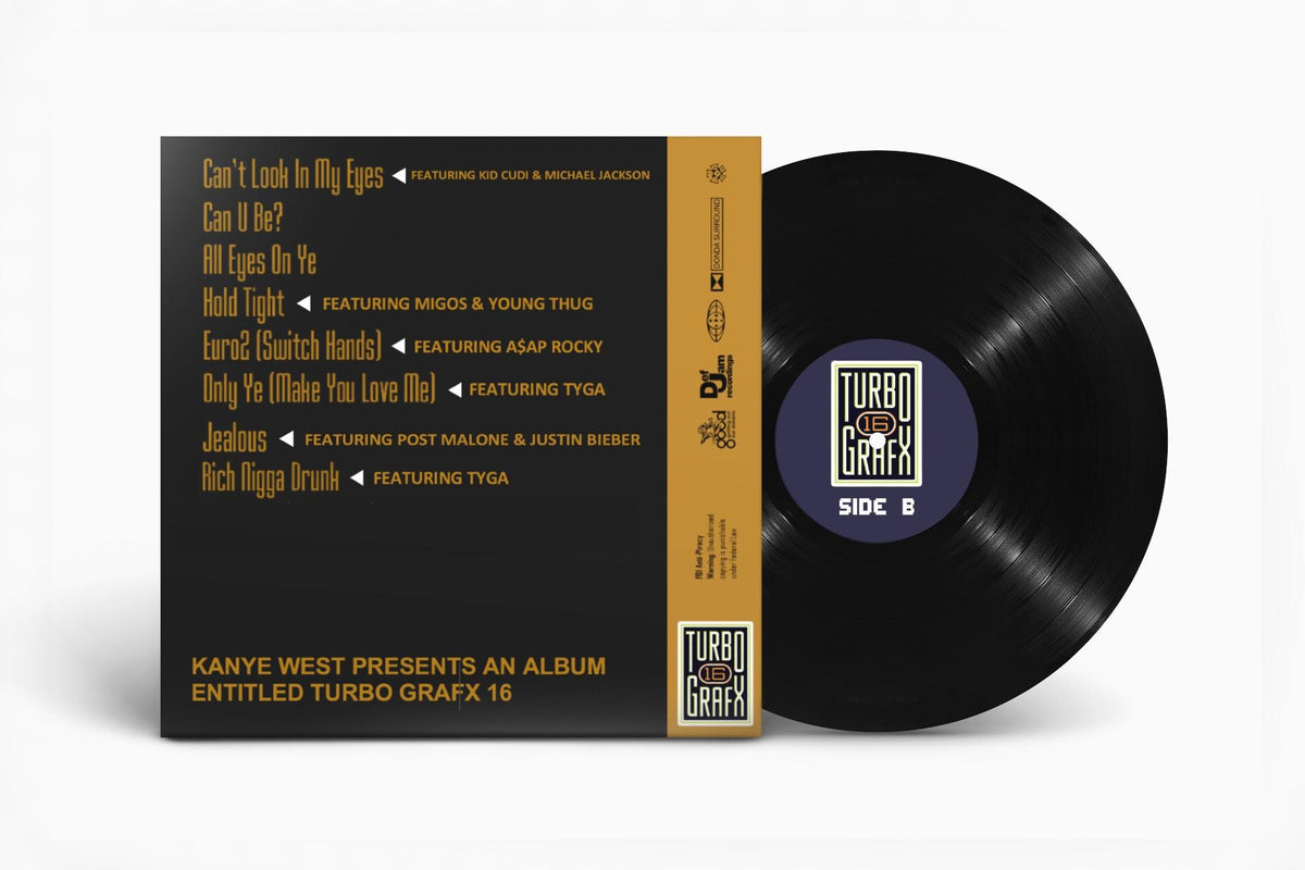 TurboGrafx 16 Kanye West Vinyl Record LP