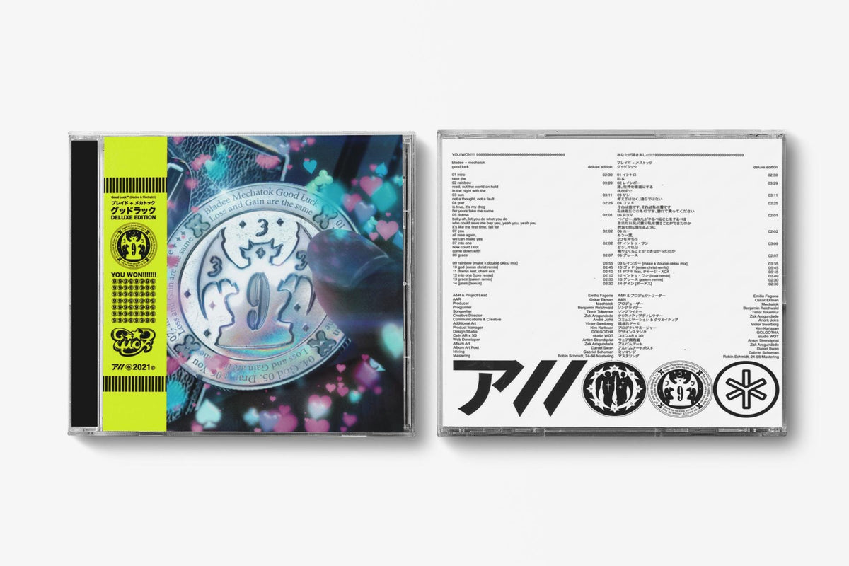 Bladee & Mechatok Good Luck CD