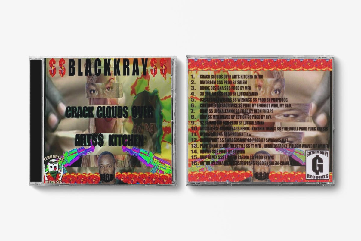 Crack Clouds Over Art Kitchen Black Kray CD