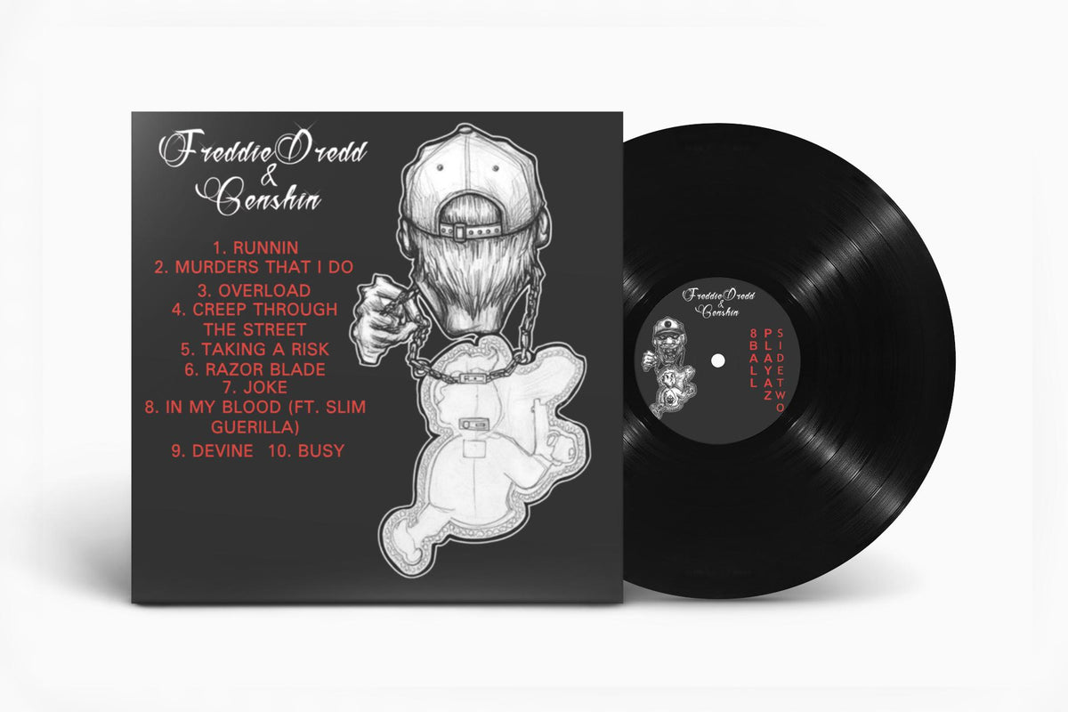 8Ball Playaz 1&2 Freddie Dredd Vinyl Record LP