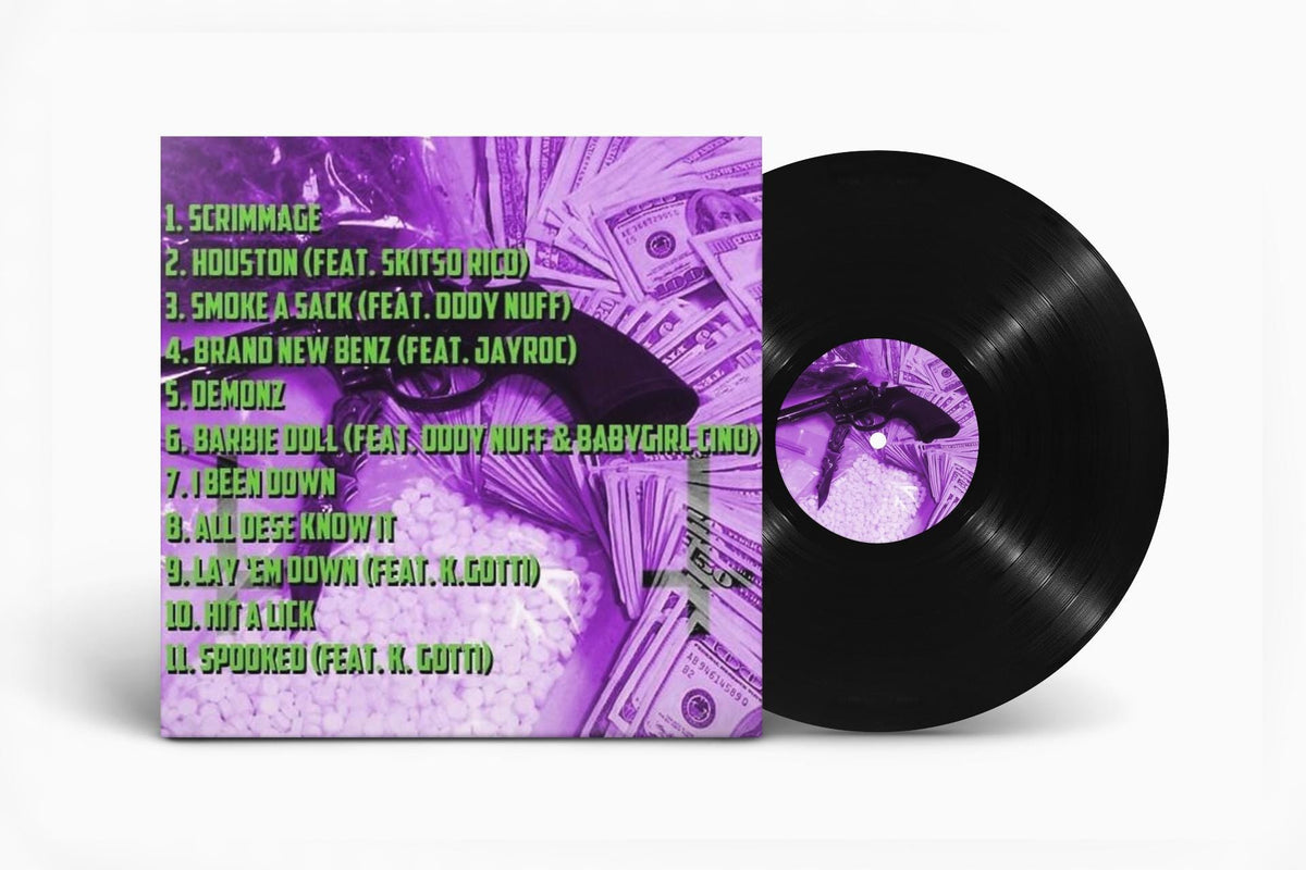 Scrim Patron Saints of Everything Totally Fucked Up Vinyl Record LP