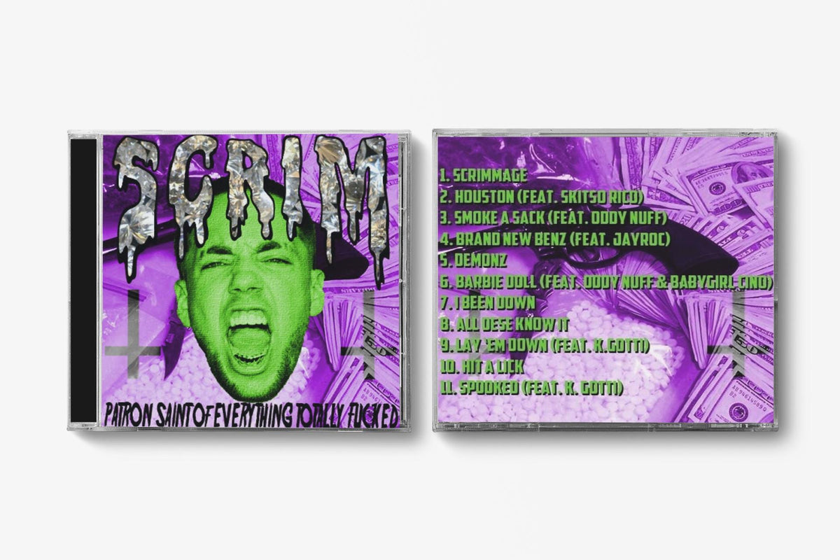 Scrim Patron Saints of Everything Totally Fucked Up CD