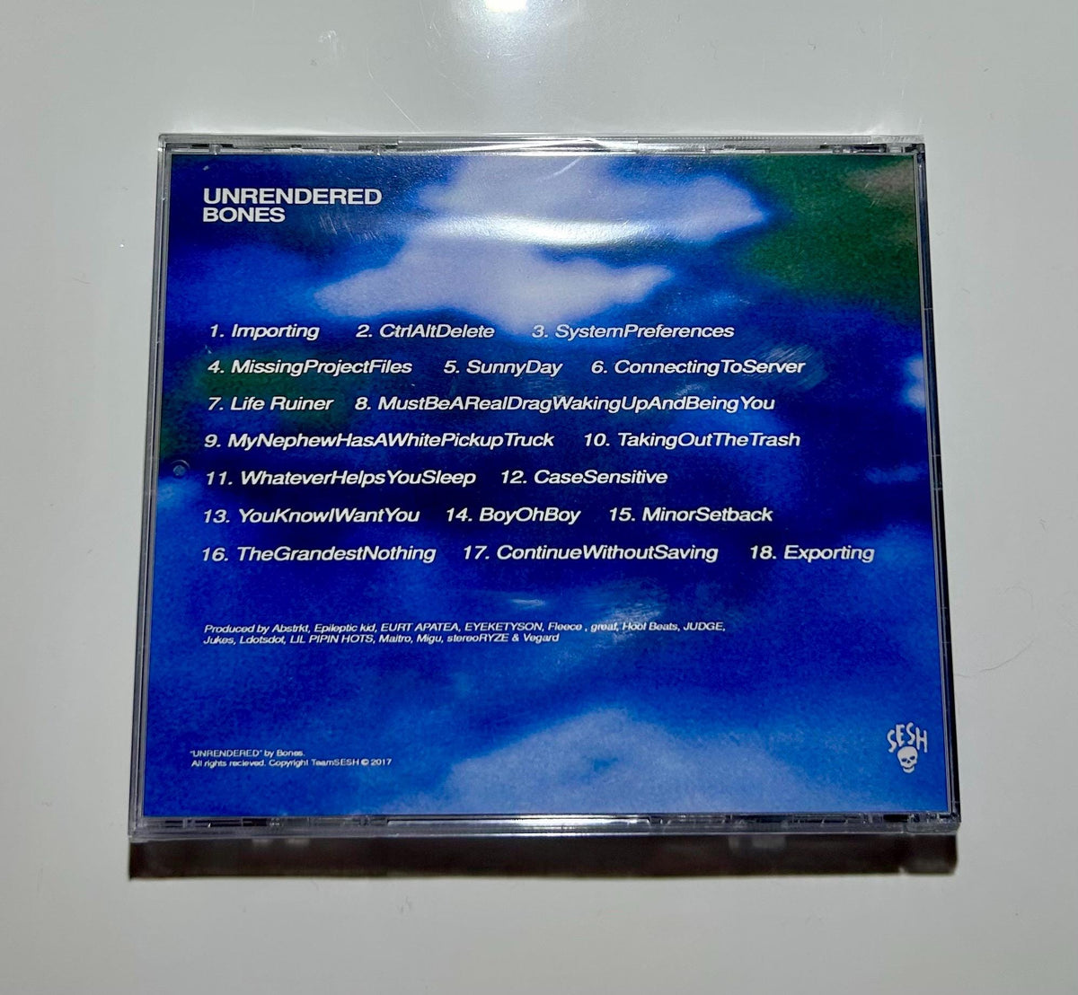 BONES Unrendered CD