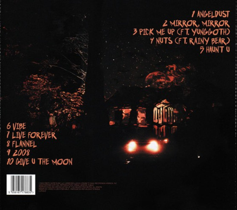 Lil Peep Live Forever CD Back