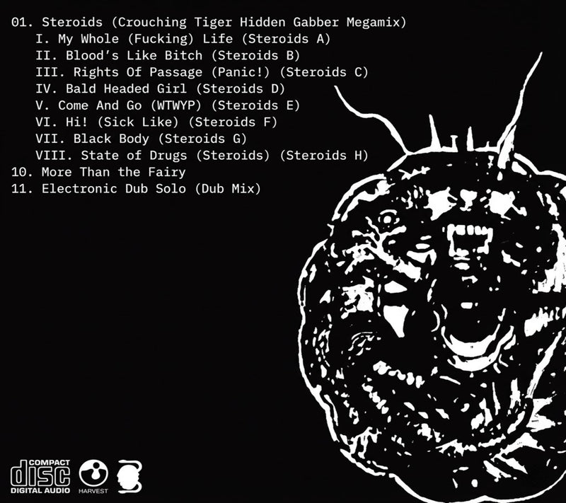 Steroids (Crouching Tiger Hidden Gabber Megamix) Death Grips CD Back
